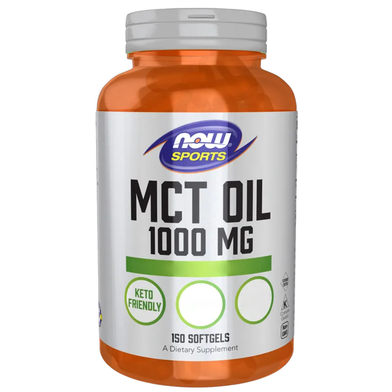 MCT (Medium-chain triglycerides) Oil, 1000mg