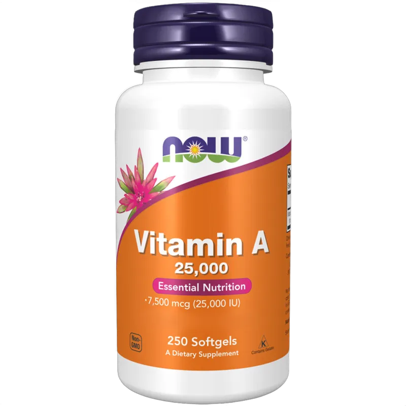 Vitamin A, 25000IU