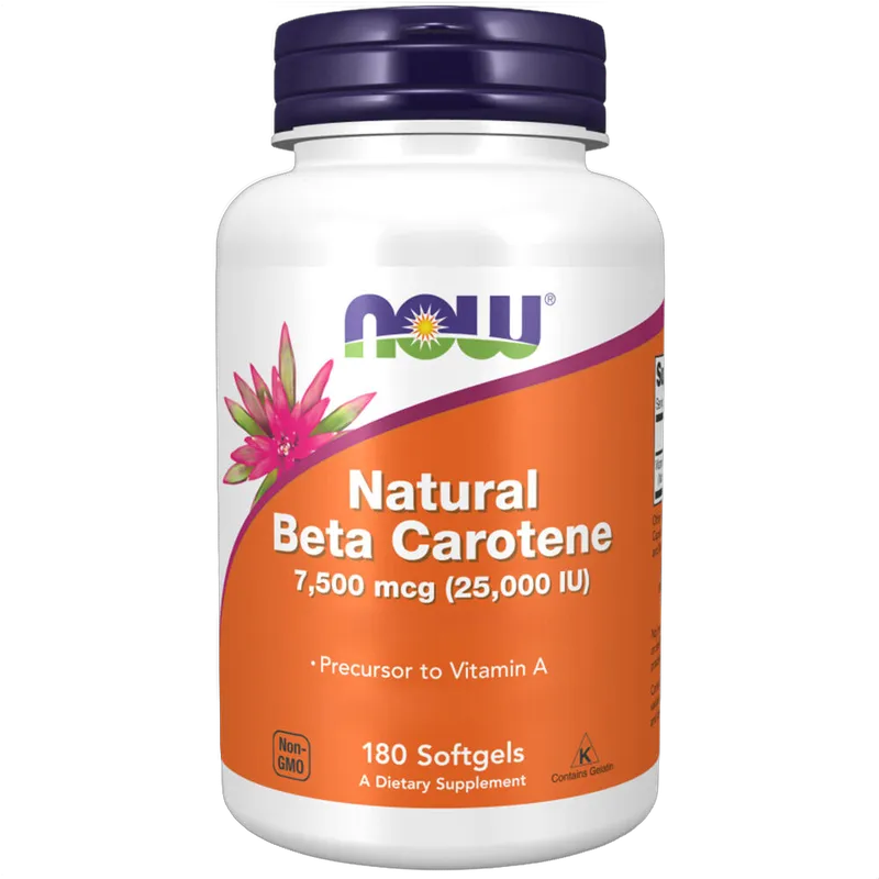 Natural Beta Carotene, 7500mcg (25000IU)
