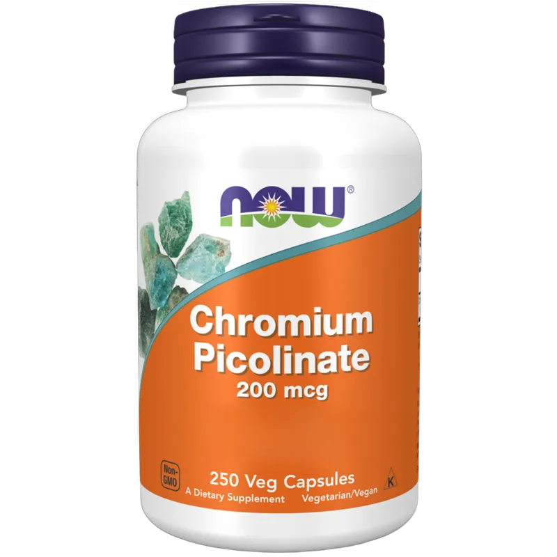 Now Foods CHROMIUM PICOLINATE 200mcg