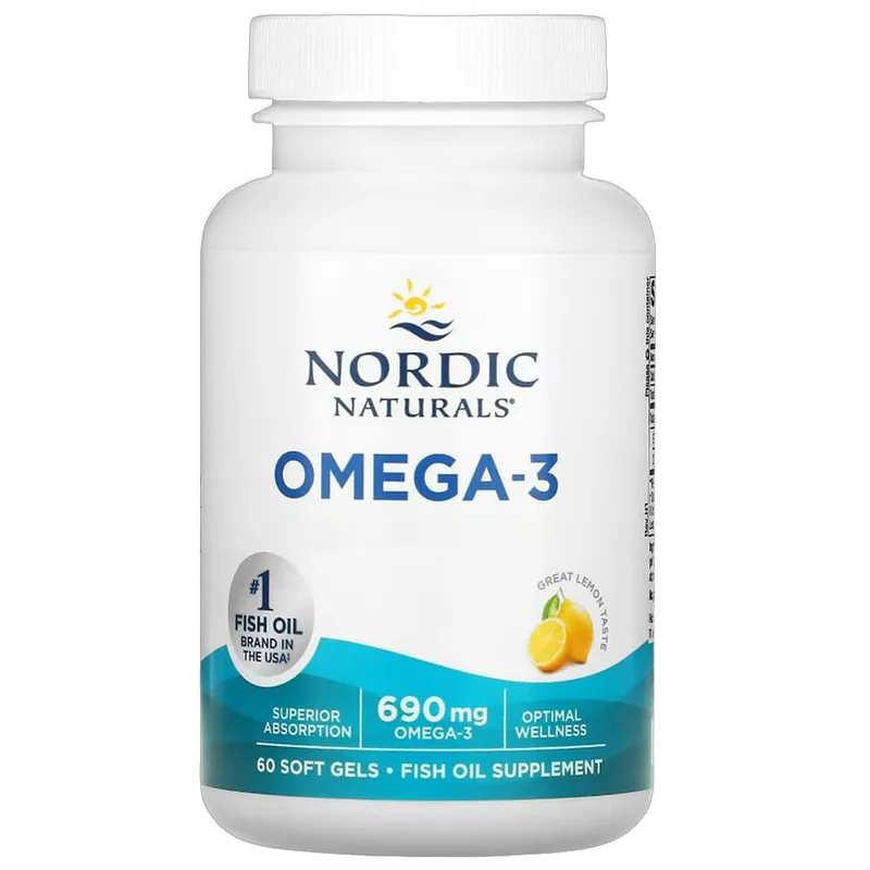 Omega-3, 690mg Omega-3, Lemon
