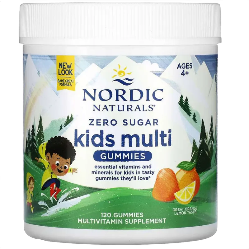 Zero Sugar, Kids Multi Gummies, Orange-Lemon