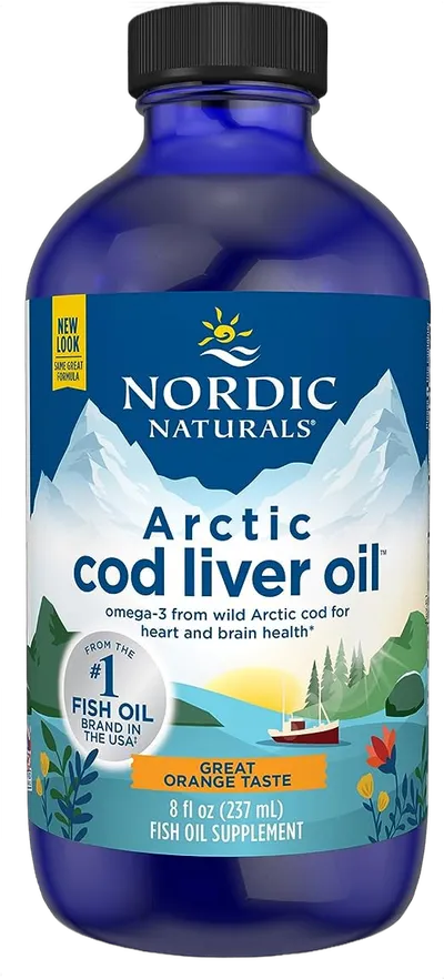 Arctic Cod Liver Oil, 1060mg Omega-3, Orange