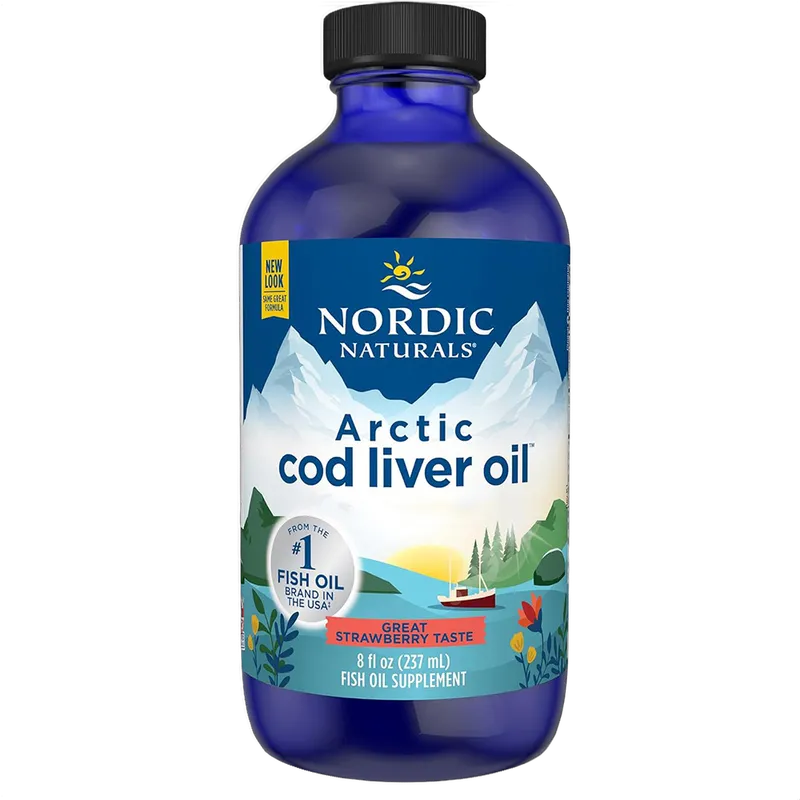 Arctic Cod Liver Oil, 1060mg Omega-3, Strawberry