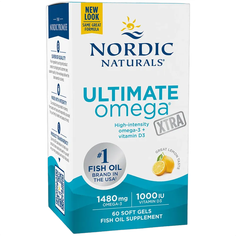 Ultimate Omega Xtra, 1480mg, Lemon Flavour