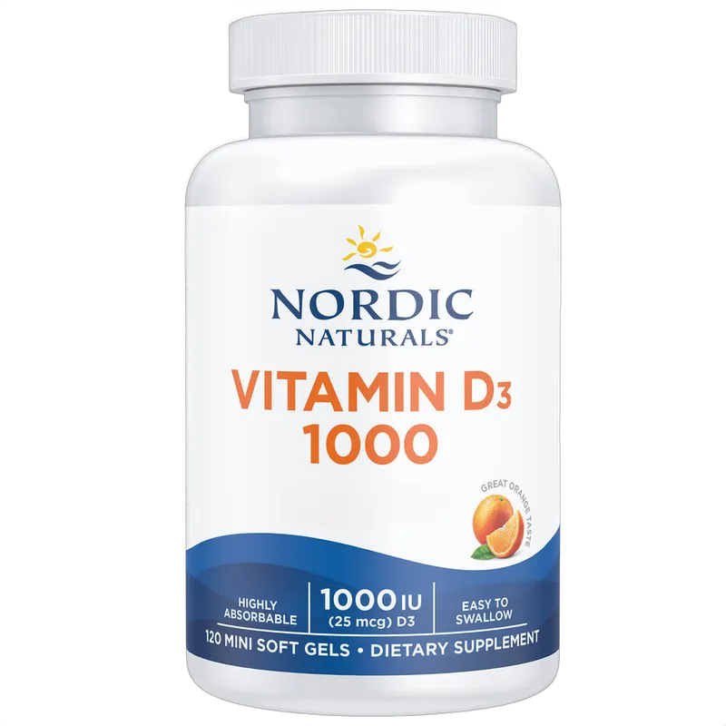Vitamin D3, 1000iu, Orange Flavour