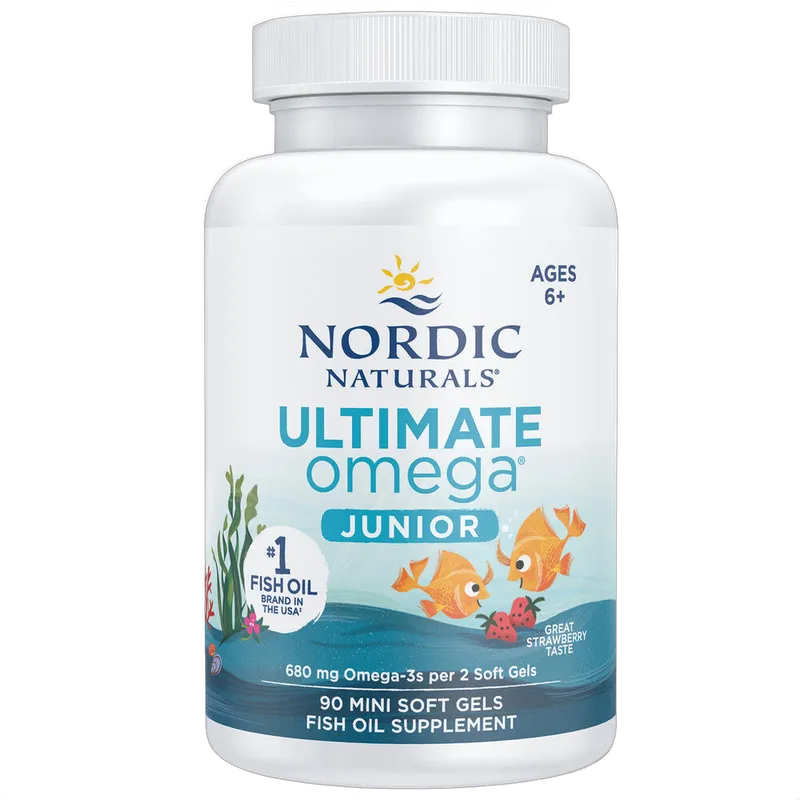 Ultimate Omega-3 Junior, 680mg, Strawberry Flavour