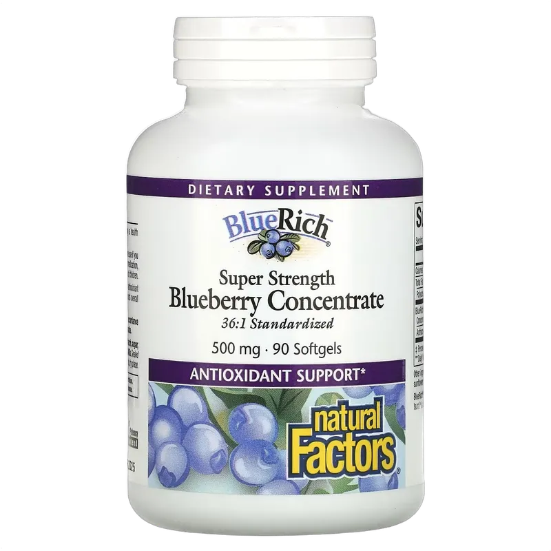 Super Strength Blueberry Concentrate, 500mg
