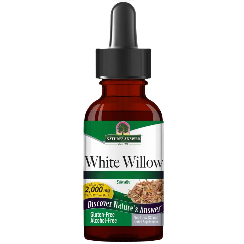 White Willow, 2000mg, Alcohol-Free
