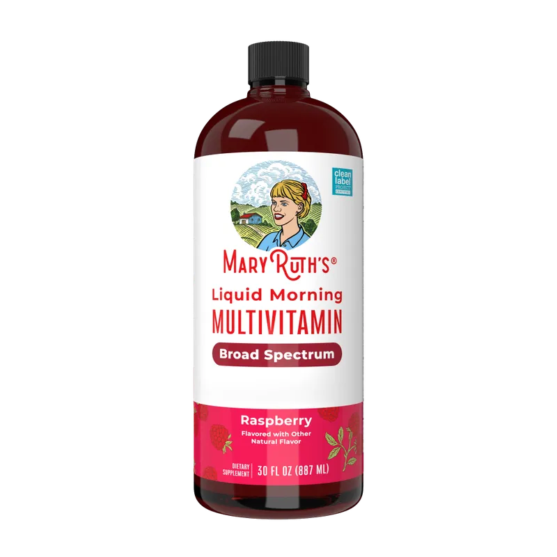 Liquid Morning Multivitamin, Raspberry Flavour
