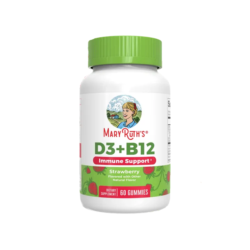 Vitamin D3+B12, Strawberry Flavour