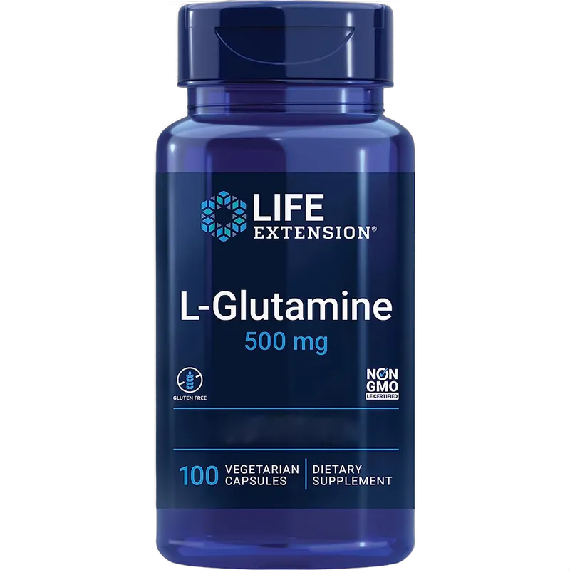 L-Glutamine, 500mg