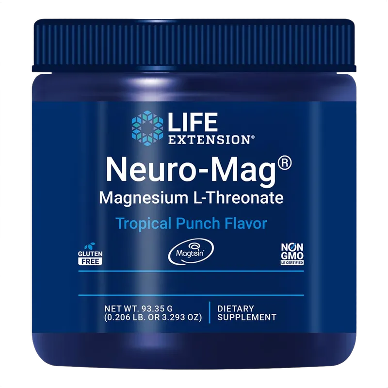 Neuro-Mag Magnesium L-Threonate, Tropical Punch Flavour