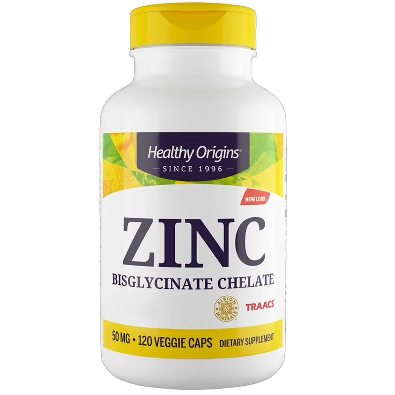 Zinc Bisglycinate Chelate, 50mg,120 Capsules
