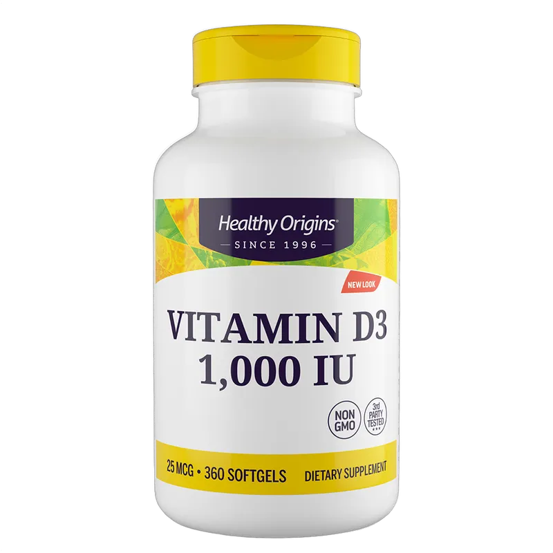 Vitamin D3, 1000iu, Softgels (MCT Oil)