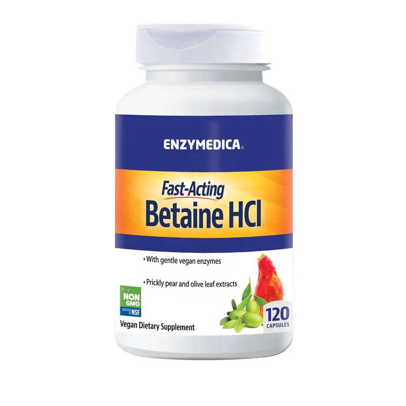 Betaine HCl, heartburn and indigestion relief