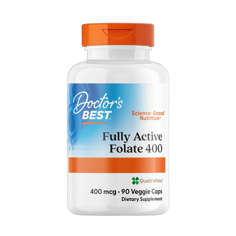 Fully Active Folate 400 with Quatrefolic, 400mcg