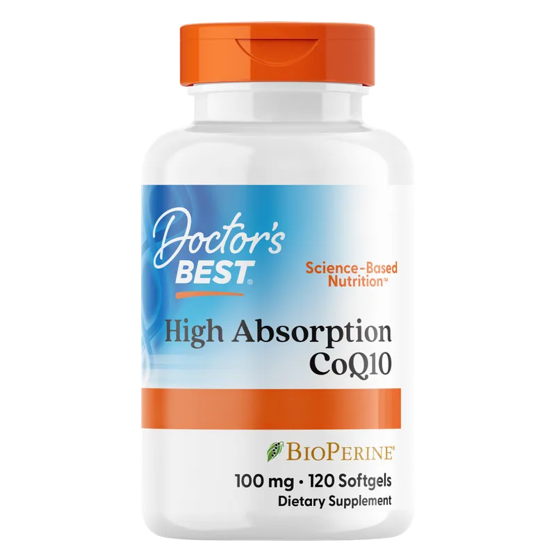 High Absorption CoQ10 with BioPerine, 100mg