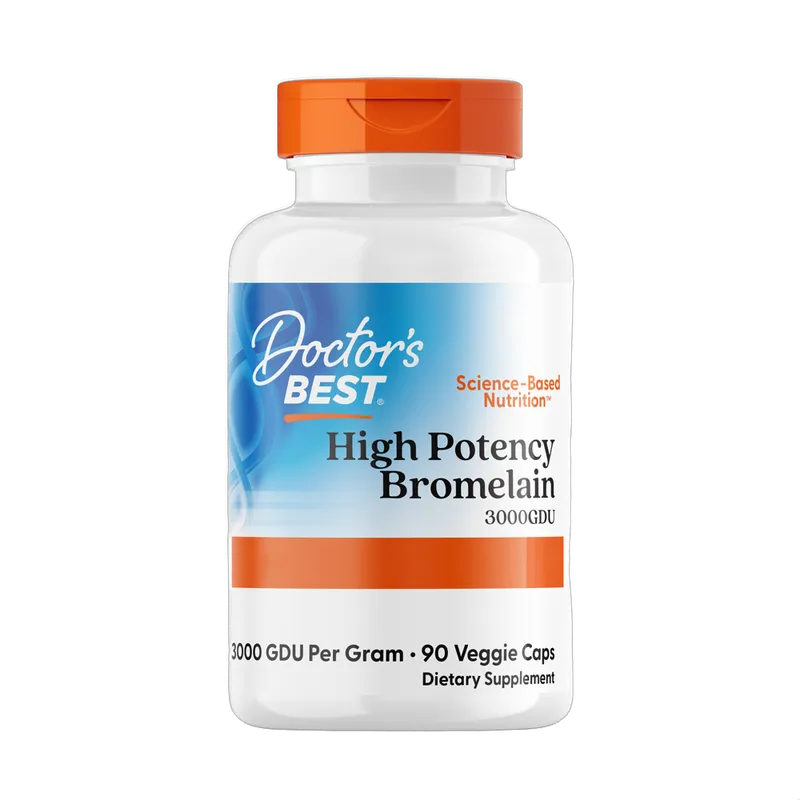 High Potency Bromelain 3000 GDU, 500mg