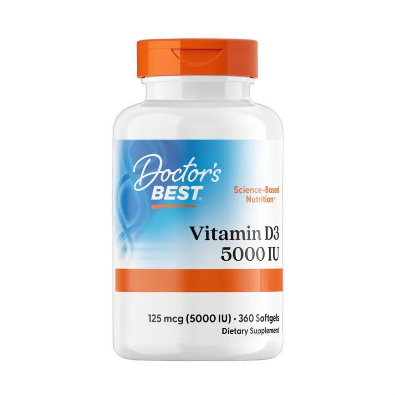 Vitamin D3, 125mg (5000IU)