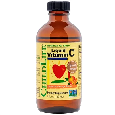 Liquid Vitamin C, Orange Flavour
