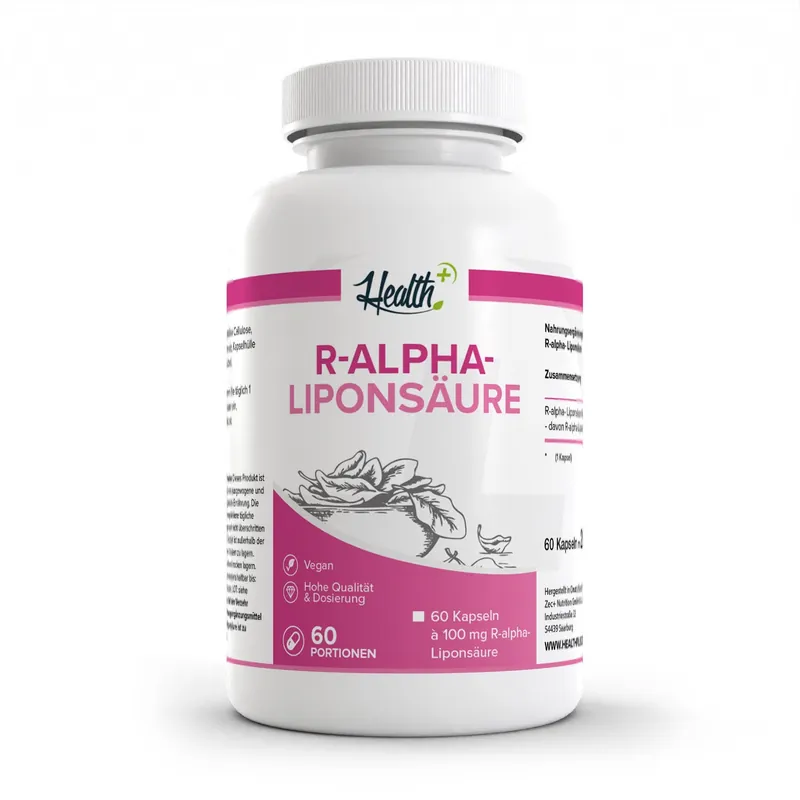 HEALTH+ by ZEC+ Nutrition® HEALTH+ R-ALA Kapseln, 60 Stück