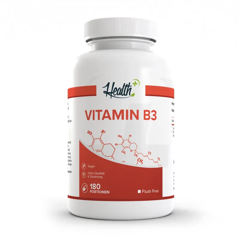 HEALTH+ VITAMIN B3, 180 Kapseln (MHD)