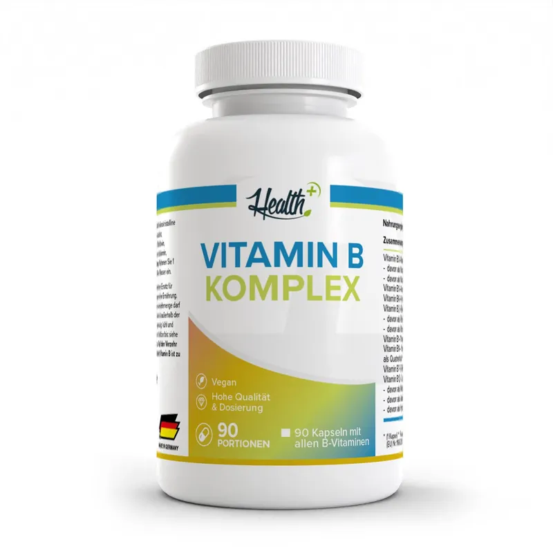 HEALTH+ by ZEC+ Nutrition® HEALTH+ Vitamin B Komplex, 90 Kapseln
