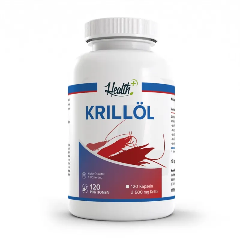 HEALTH+ by ZEC+ Nutrition® HEALTH+ Krill-Öl Kapseln, 120 Kapseln