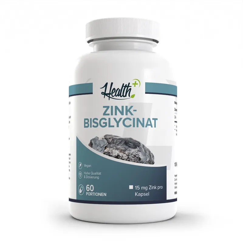 HEALTH+ by ZEC+ Nutrition® HEALTH+ ZINK-BISGLYCINAT, 120 Kapseln