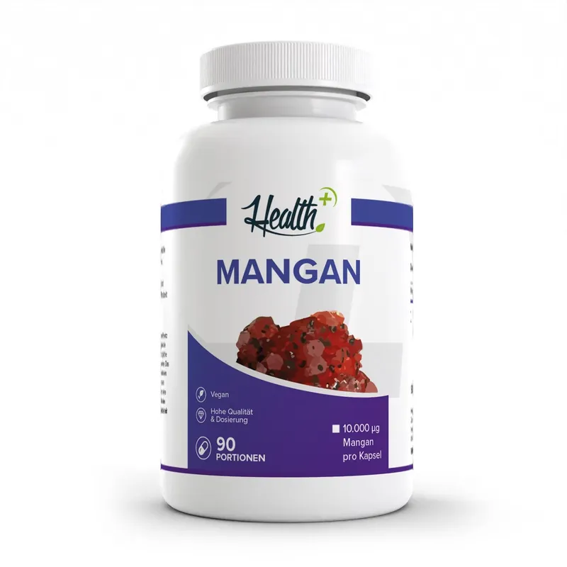 HEALTH+ by ZEC+ Nutrition® HEALTH+ MANGAN, 90 Kapseln
