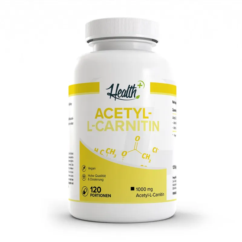 HEALTH+ by ZEC+ Nutrition® HEALTH+ ACETYL-L-CARNITIN, 120 Kapseln