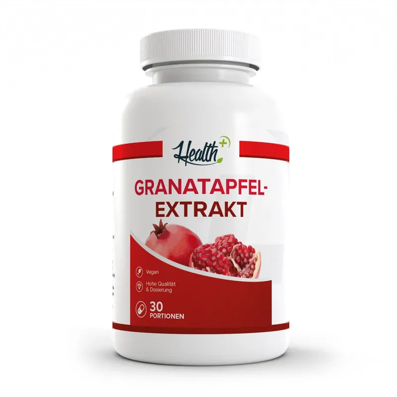 HEALTH+ by ZEC+ Nutrition® HEALTH+ GRANATAPFELEXTRAKT, 60 Kapseln