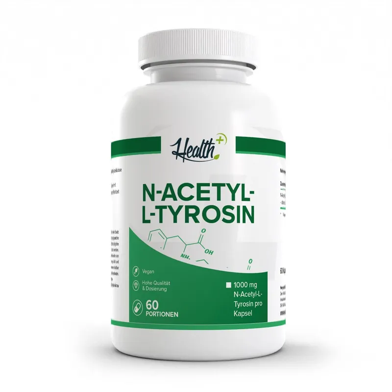 HEALTH+ by ZEC+ Nutrition® HEALTH+ N-ACETYL-L-TYROSIN, 60 Kapseln