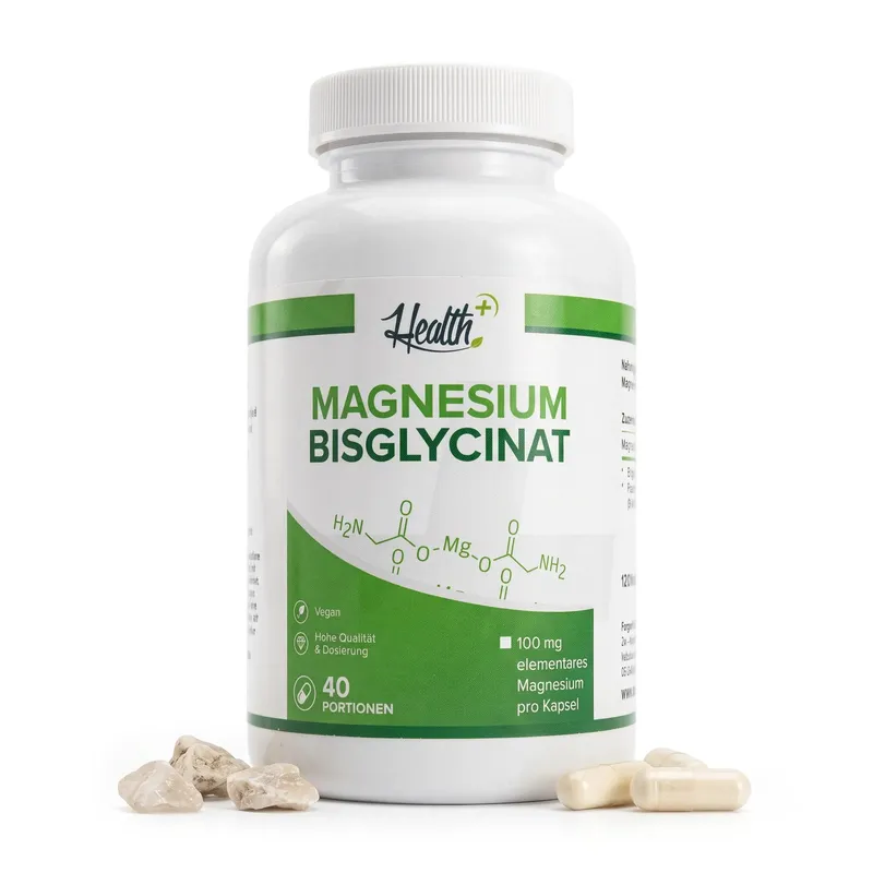 HEALTH+ MAGNESIUM-BISGLYCINAT, 120 Kapseln