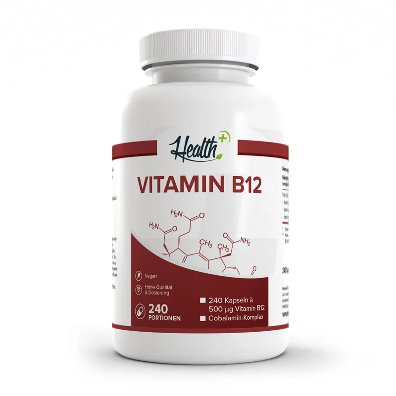 HEALTH+ by ZEC+ Nutrition® HEALTH+ VITAMIN B12, 240 Kapseln